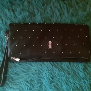 Designer black clutch bag!